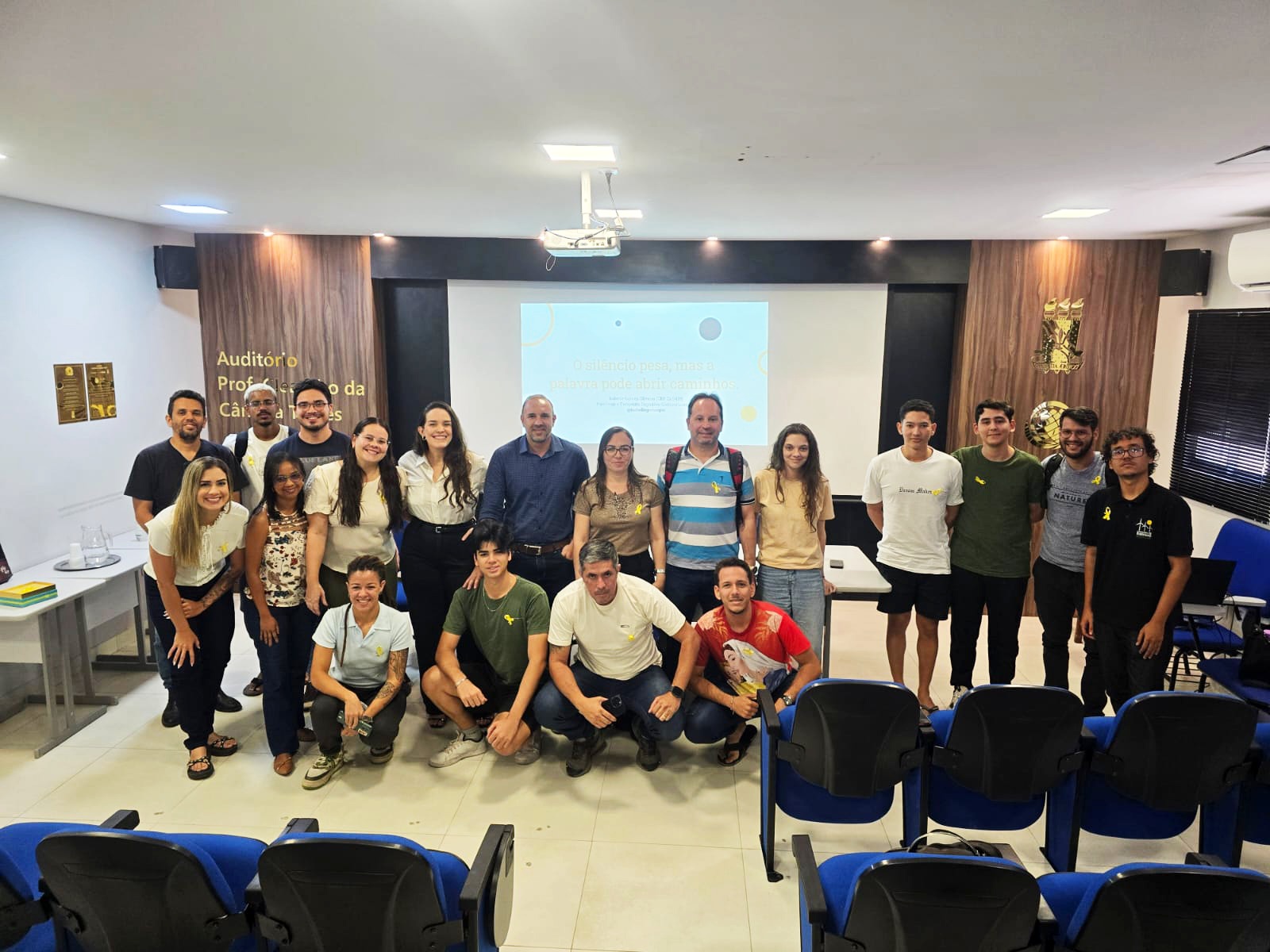 CEAR realiza palestra em alusão ao Setembro Amarelo para promover saúde mental e debater prevenção ao suicídio