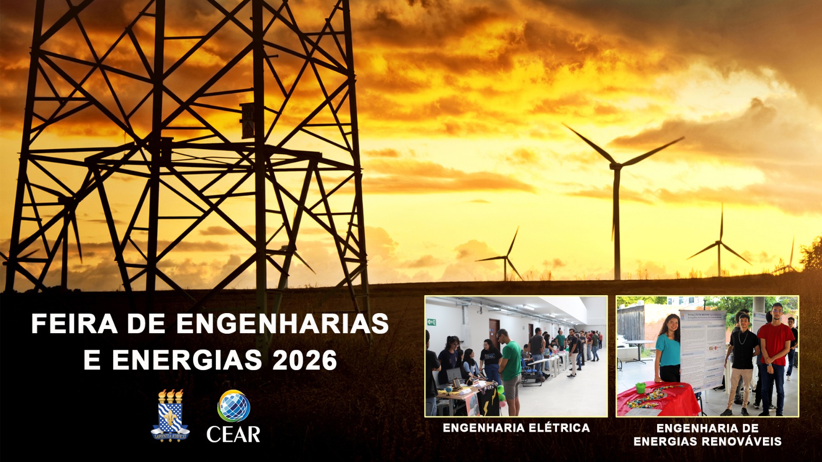 Feira de Engenharia e Energias 2026 do CEAR acontecerá no dia 13 de março Foto: Clemente Ricardo Silva