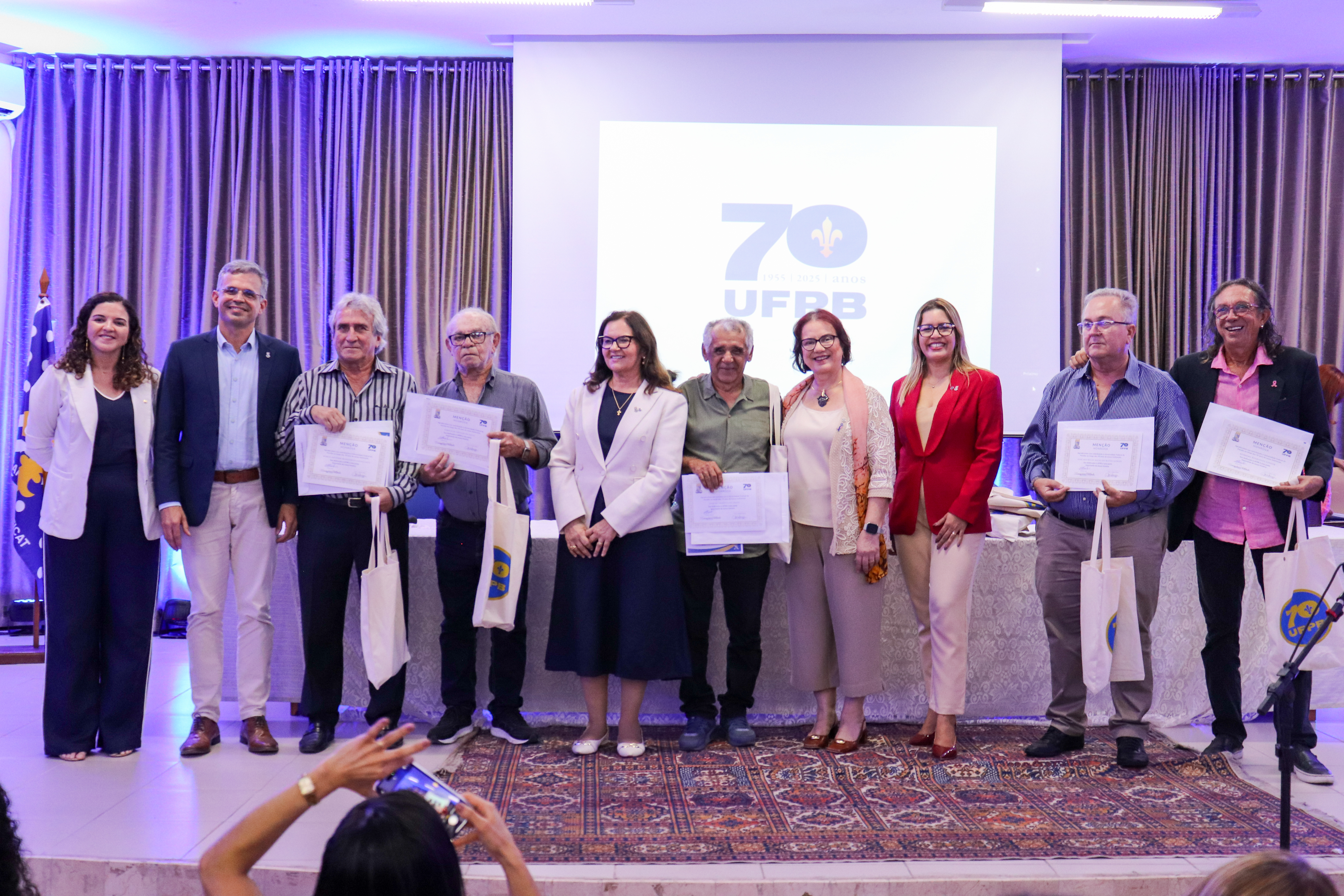 Professores do CEAR-UFPB são homenageados em reconhecimento a contribuições com a história da instituição