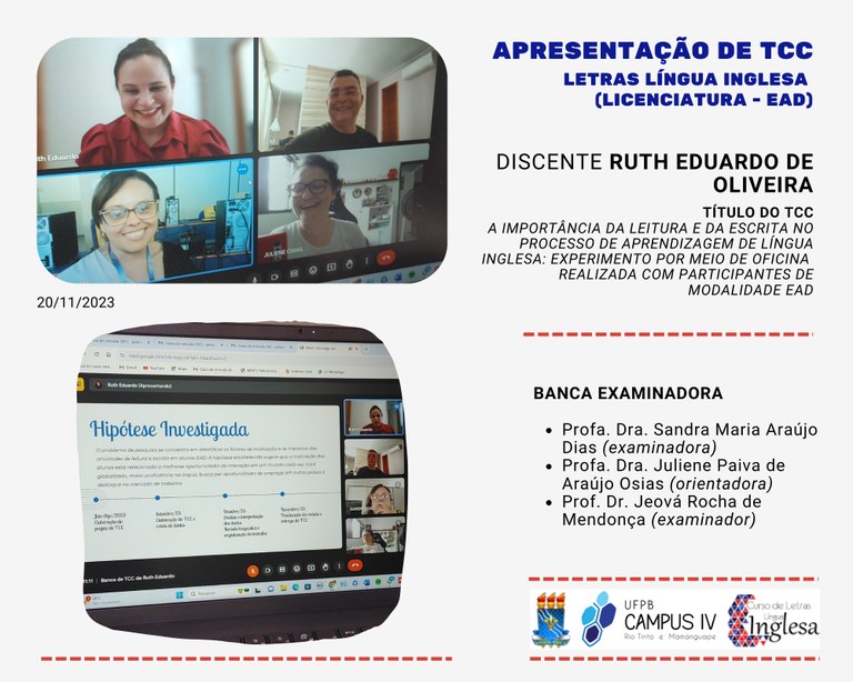 TCC da aluna Ruth Eduardo TCC da aluna Ruth Eduardo