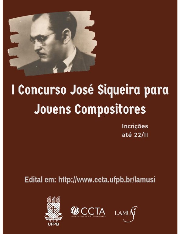 cartaz concurso josé siqueira  cartaz concurso josé siqueira