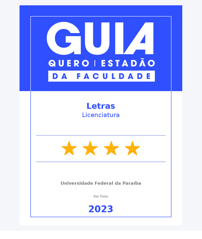 Banner Letras Guia da Faculdade 2023 Banner Letras Guia da Faculdade 2023