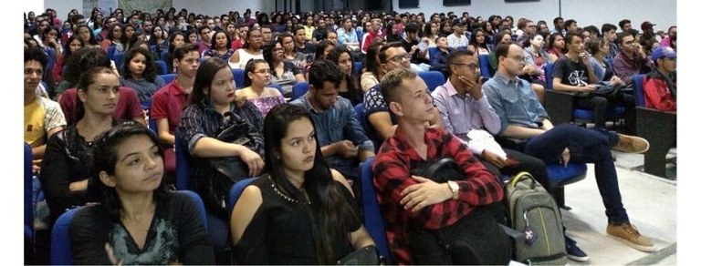 Aula inaugural com estudantes do Litoral Norte Aula inaugural com estudantes do Litoral Norte