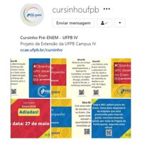 Instagram _ Cursinho Litoral Norte Instagram _ Cursinho Litoral Norte