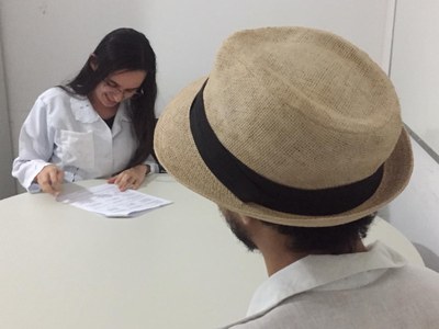 Atendimento realizado pelo projeto_Imagem cedida pela equipe_2019 Atendimento realizado pelo projeto_Imagem cedida pela equipe_2019