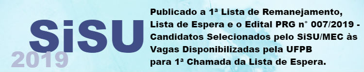 EDITAL PROLICEN/UFPB 2019