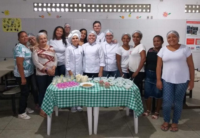 Atuação dos projetos do Laboratório de Cozinha Experimental. Imagem cedida pela equipe do projeto. Atuação dos projetos do Laboratório de Cozinha Experimental. Imagem cedida pela equipe do projeto.