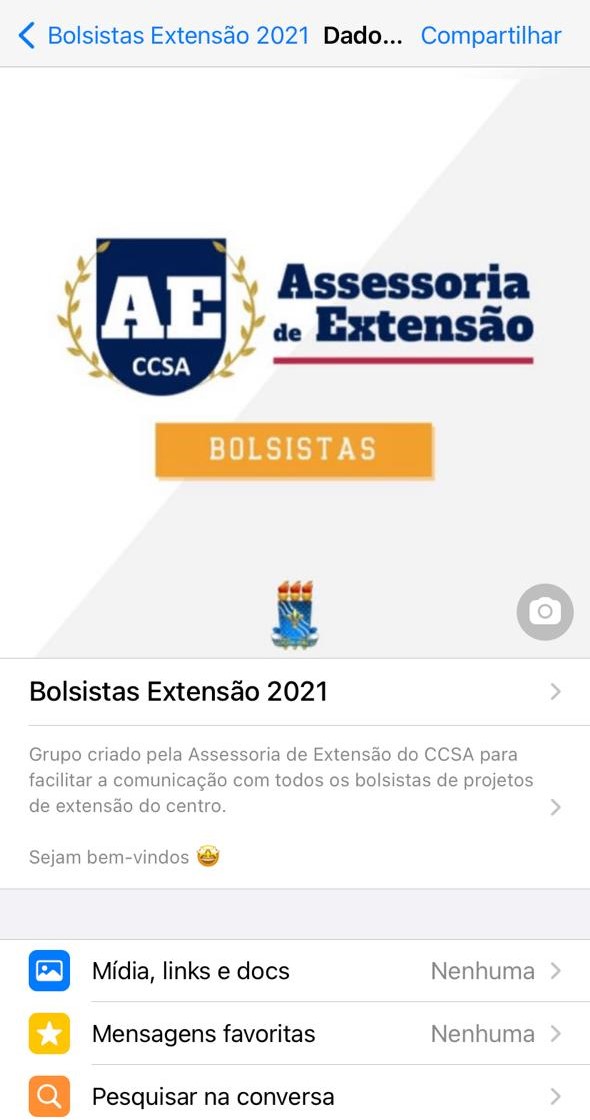 Grupo de bolsistas dos projetos de extensão do CCSA . Imagem: captura de tela.