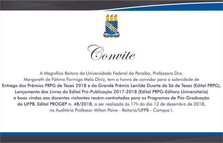 Convite Cerimônia
