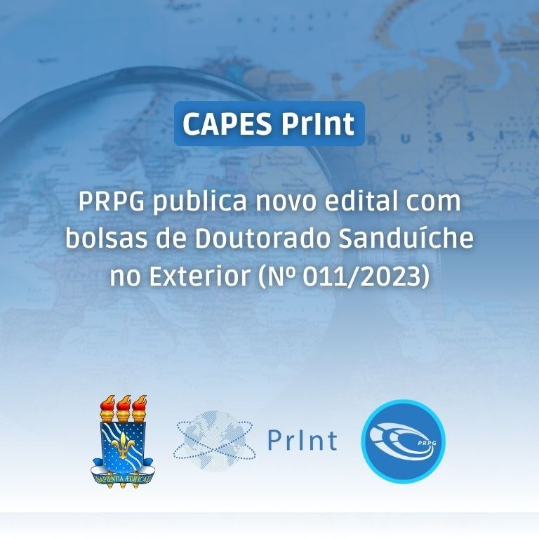 Capes PrInt UFPB - Doutorado Sanduíche no Exterior