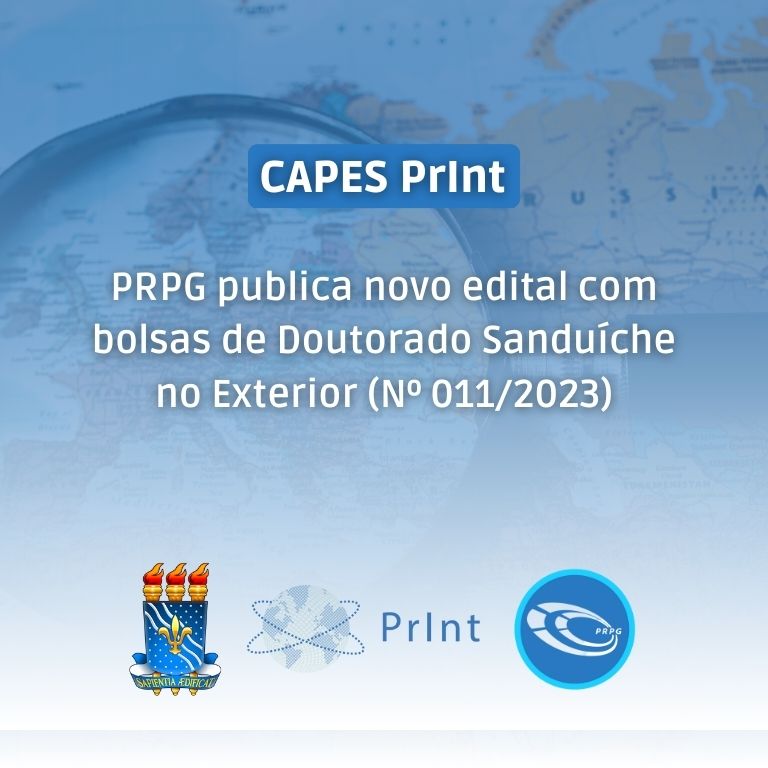 Capes PrInt UFPB - Doutorado Sanduíche no Exterior