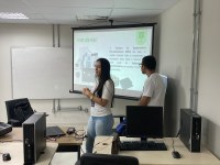 Na oportunidade os servidores puderam assistir a palestra O Impacto dos REEs.
