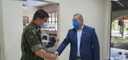 REITOR DA UFPB FAZ (OU REALIZA) VISITA DE CORTESIA AO CMTE DO 1O GRUPAMENTO DE ENGENHARIA