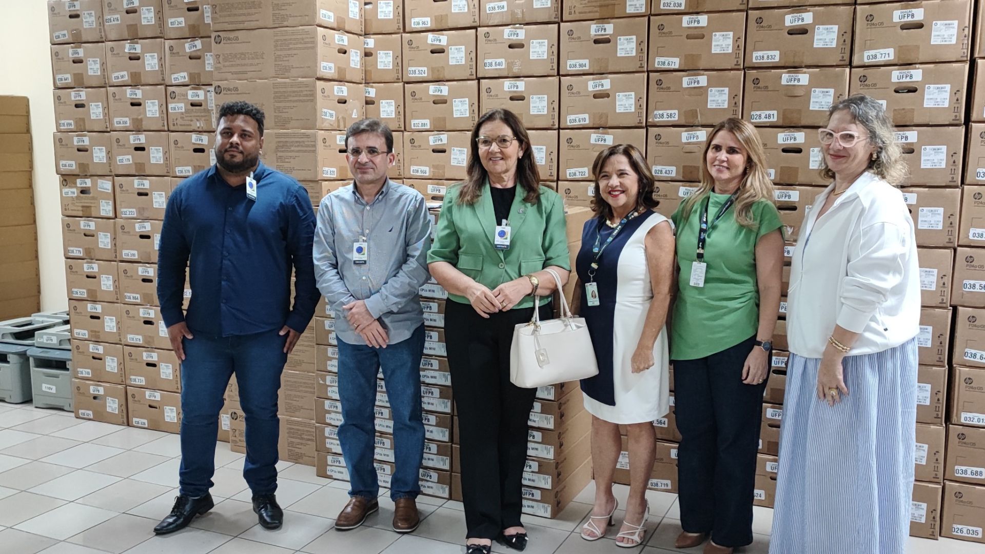 UFPB recebe 465 itens de TI do TRE-PB