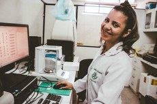 Ludmilla Christine é mestranda da Pós em Ciências Fisiológicas. Crédito: Divulgação