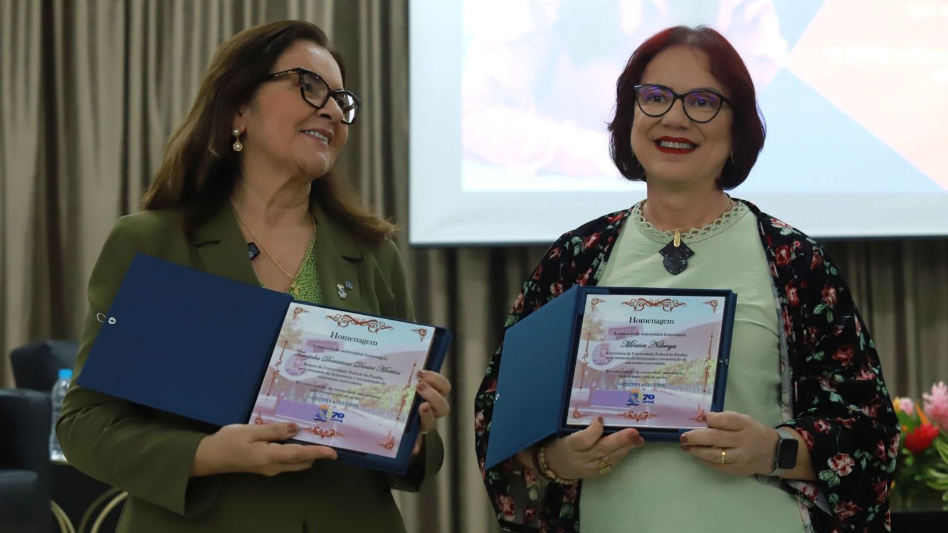 UFPB apresenta avanços em evento que marca um ano da gestão Terezinha e Mônica